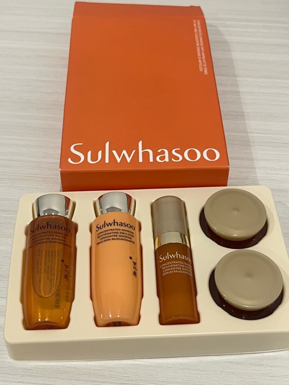 Sulwhasoo 5-pc Ginseng Rejuvenating Anti-Aging Skincare Set New in Box GWP